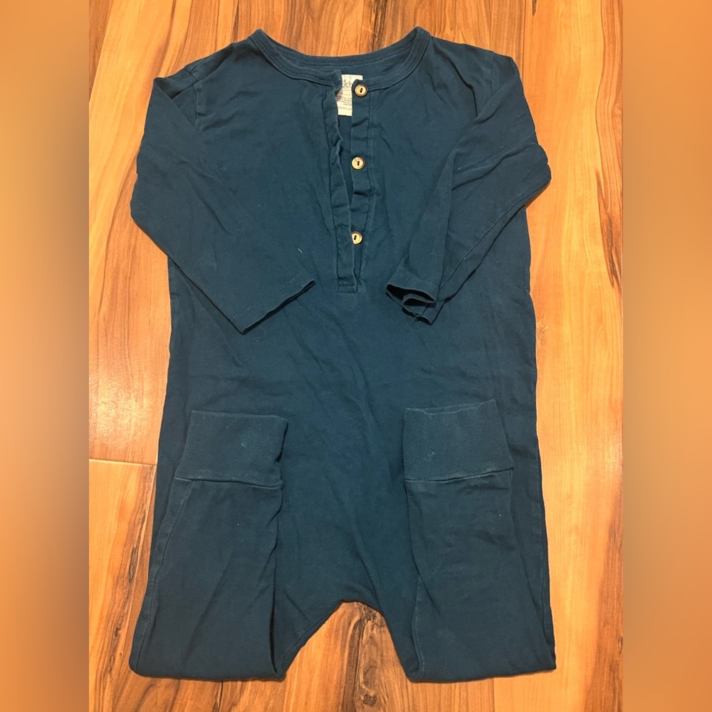 Mini Mioche Button-Up Jumpsuit